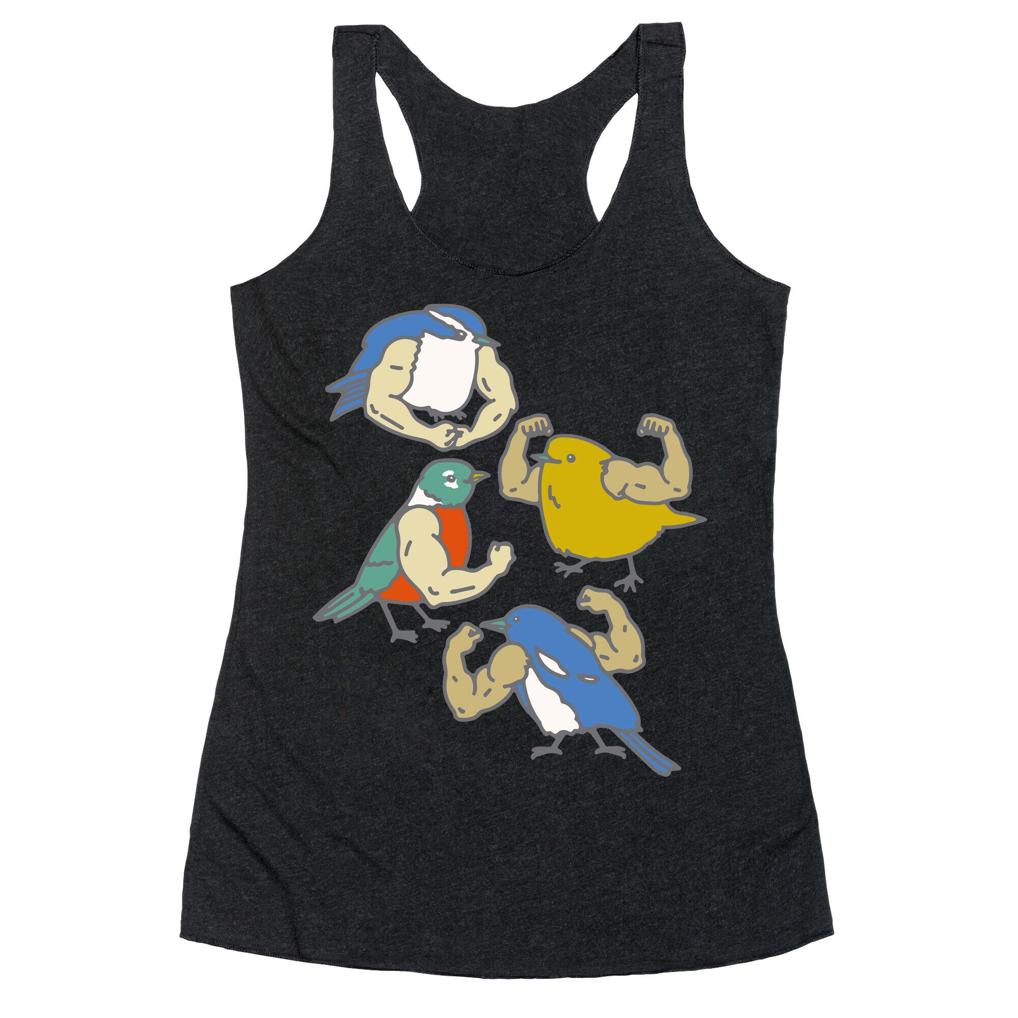 Buff Birds Racerback Tank
